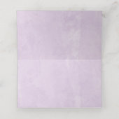 Carte De Placement Purple & Gold Elegant Quinceañera (Intérieur déplié)