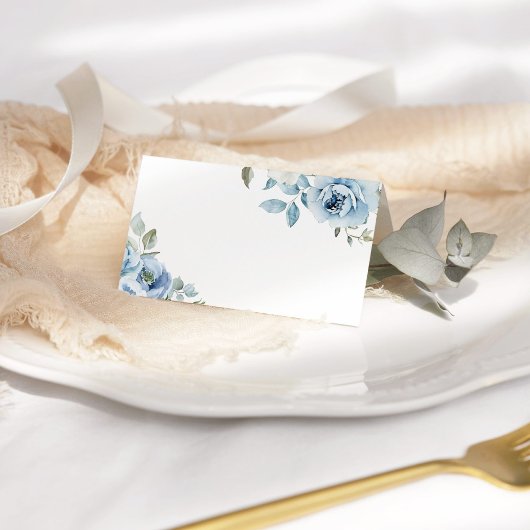 Carte De Placement Quelque chose de bleu avant de faire du bleu pouss