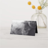 Carte De Placement Raven & Golden Moon Mariage gothique (Dos)