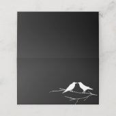 Carte De Placement Ravens Mariage gothique (Extérieur déplié)