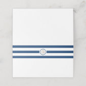 Carte De Placement Rayure classique Mitzvah (Extérieur déplié)