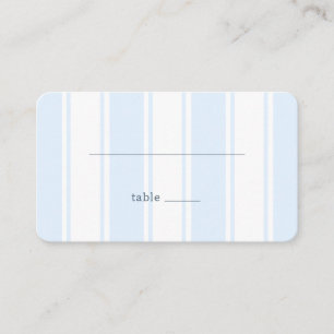 Carte De Placement Rayures Bleu Tranquille