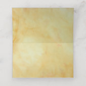 Carte De Placement Réception de mariage Carte de tente pliée Influenc (Intérieur déplié)