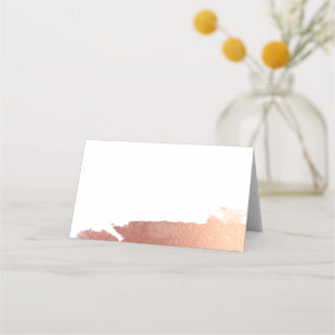 Carte De Placement RÉCEPTION DE MARIAGE élégant luxe doré rose doré o