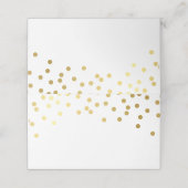 Carte De Placement RÉCEPTION DE MARIAGE simples et modernes points en (Extérieur déplié)