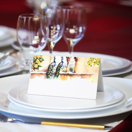 Carte De Placement Réception du palais de Jaipur, mariage indien