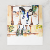 Carte De Placement Réception du palais de Jaipur, mariage indien (Extérieur déplié)