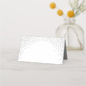 Carte De Placement RÉCEPTION MARITIME jolie mini confetti rustique en (Devant)