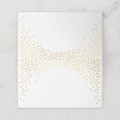 Carte De Placement RÉCEPTION MARITIME moderne rustique mini confetti  (Extérieur déplié)