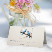 Carte De Placement Réception Spring Bluebirds