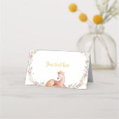 Carte De Placement Reindeer Noël Anniversaire Carte de la place alime (Devant)