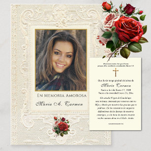 Carte De Placement Religieux Vierge Marie Espagnol Plac de prière fun