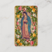 Carte De Placement Religious Lady of Guadalupe Catholic Holy Prayer (Devant)