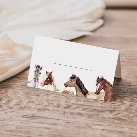 Carte De Placement Remplir Cheval
