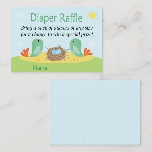 Carte De Placement Repose avec les billets de rousseur de couches d'o (Devant / Derrière)