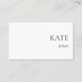 Carte De Placement Réservation de sièges pour dîner de mariage minima (Devant)