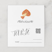 Carte De Placement Restaurant de pizza café (Extérieur déplié)