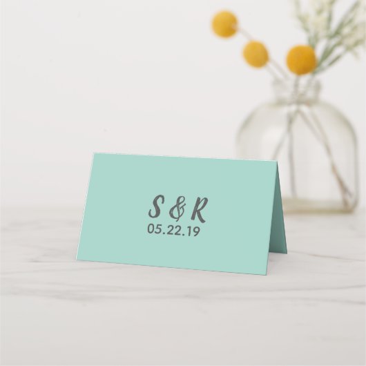 Carte De Placement Rétro | Carte Mariage (Dos)