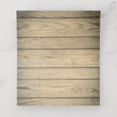 Carte De Placement Retro Classic Rustic Joyeux Camion Rouge Noël (Intérieur déplié)