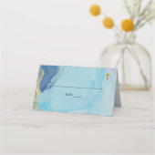 Carte De Placement Rivières de l'eau vive Baptême chrétien orthodoxe (Devant)