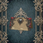 Carte De Placement Romance gothique : Passion cachée.