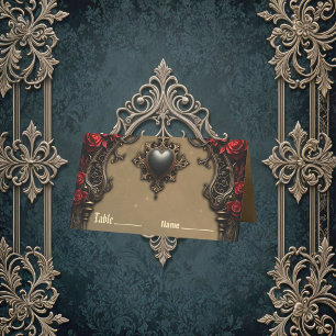 Carte De Placement Romance gothique : Passion cachée.