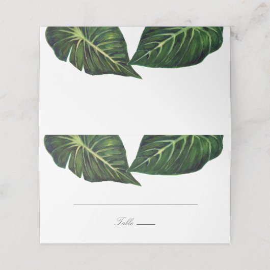 Carte De Placement Romance tropicale II (Extérieur déplié)