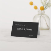 Carte De Placement Romantic Floral Wedding Soft Elegant (Dos)
