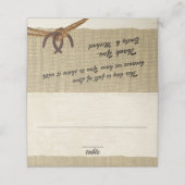 Carte De Placement Rope occidentale et fer à cheval (Extérieur déplié)