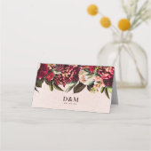 Carte De Placement Rose Blush (Dos)