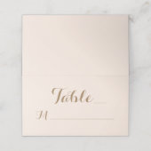 Carte De Placement Rose de Bourgogne moderne Mariage Floral (Extérieur déplié)