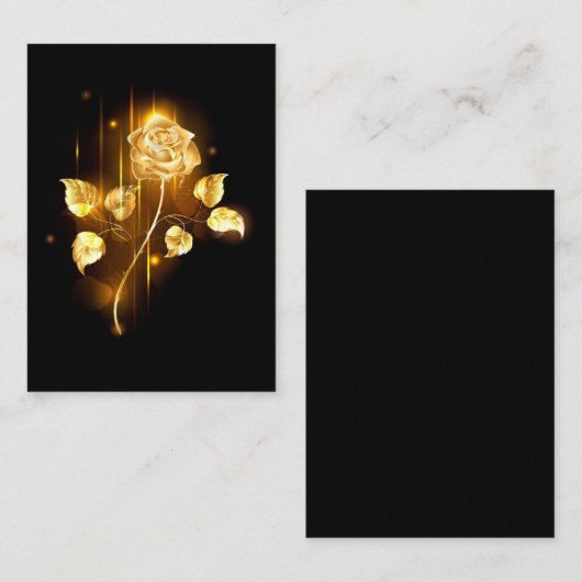 Carte De Placement Rose d'or ( rose d'or ) (Devant / Derrière)