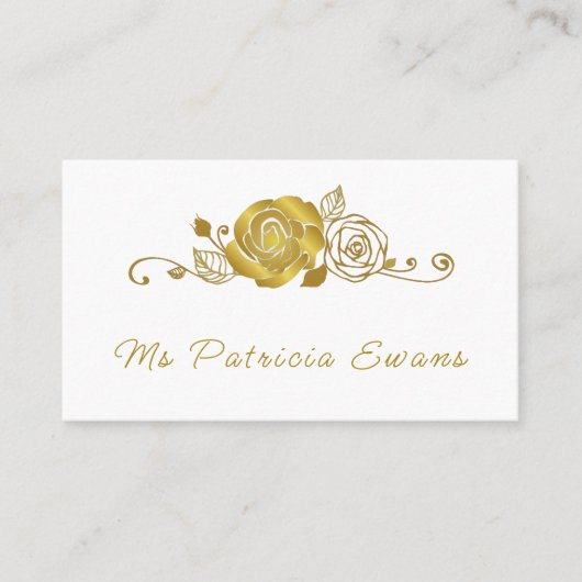 Carte De Placement Rose d'or tourne Feuille Mariage (Devant)