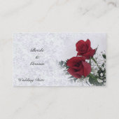 Carte De Placement Rose Dream Mariage Table assise (Dos)