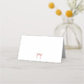 Carte De Placement Rose Elle se marie Fête de mariage (Dos)