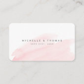 Carte De Placement Rose Gold Blush Script Mariage site Web Insérer un (Dos)