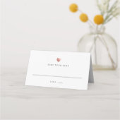 Carte De Placement Rose  moderne Gold Mariage Table Carte Place (Devant)