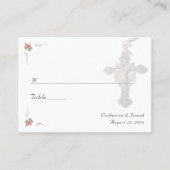 Carte De Placement Rose nuptial (Devant)
