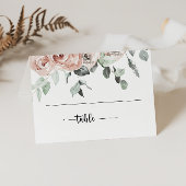 Carte De Placement Rose rose rose classique Mariage