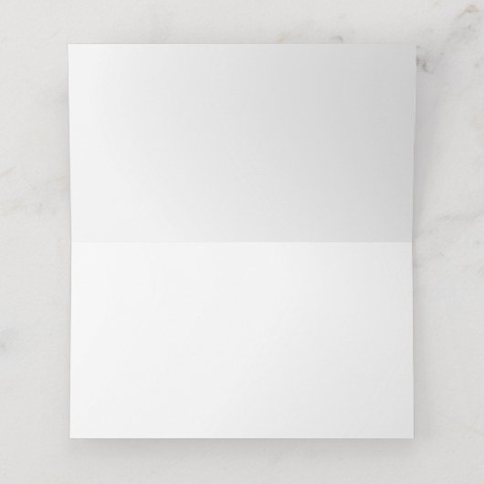 Carte De Placement Rose simple et élégant Mariage table (Intérieur déplié)
