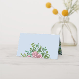 Carte De Placement Roses roses Jardin Printemps Mariage