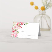 Carte De Placement Roses roses rouges roses (Devant)