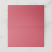 Carte De Placement Rouge brique (couleur solide) (Extérieur déplié)