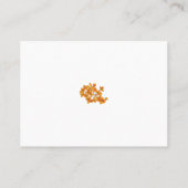 Carte De Placement rouge, gris, orange, brun (Dos)