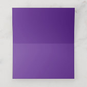 Carte De Placement Royal Purple Silver Great Gatsby Mariage des année (Intérieur déplié)