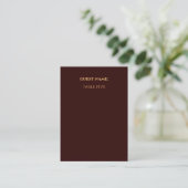 Carte de placement Royale Bourgogne foncé (Debout devant)