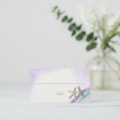 Carte de placement Ruban d'étoile de mer et Turquo (Debout devant)