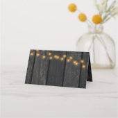 Carte De Placement Russe automne automne mariage floral (Dos)