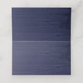 Carte De Placement Rustic Country Marine Mariage de fleurs de tournes (Intérieur déplié)