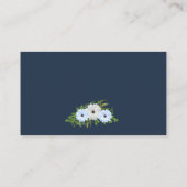 Carte De Placement Rustic Light Blue and White Floral Quinceañera  (Dos)